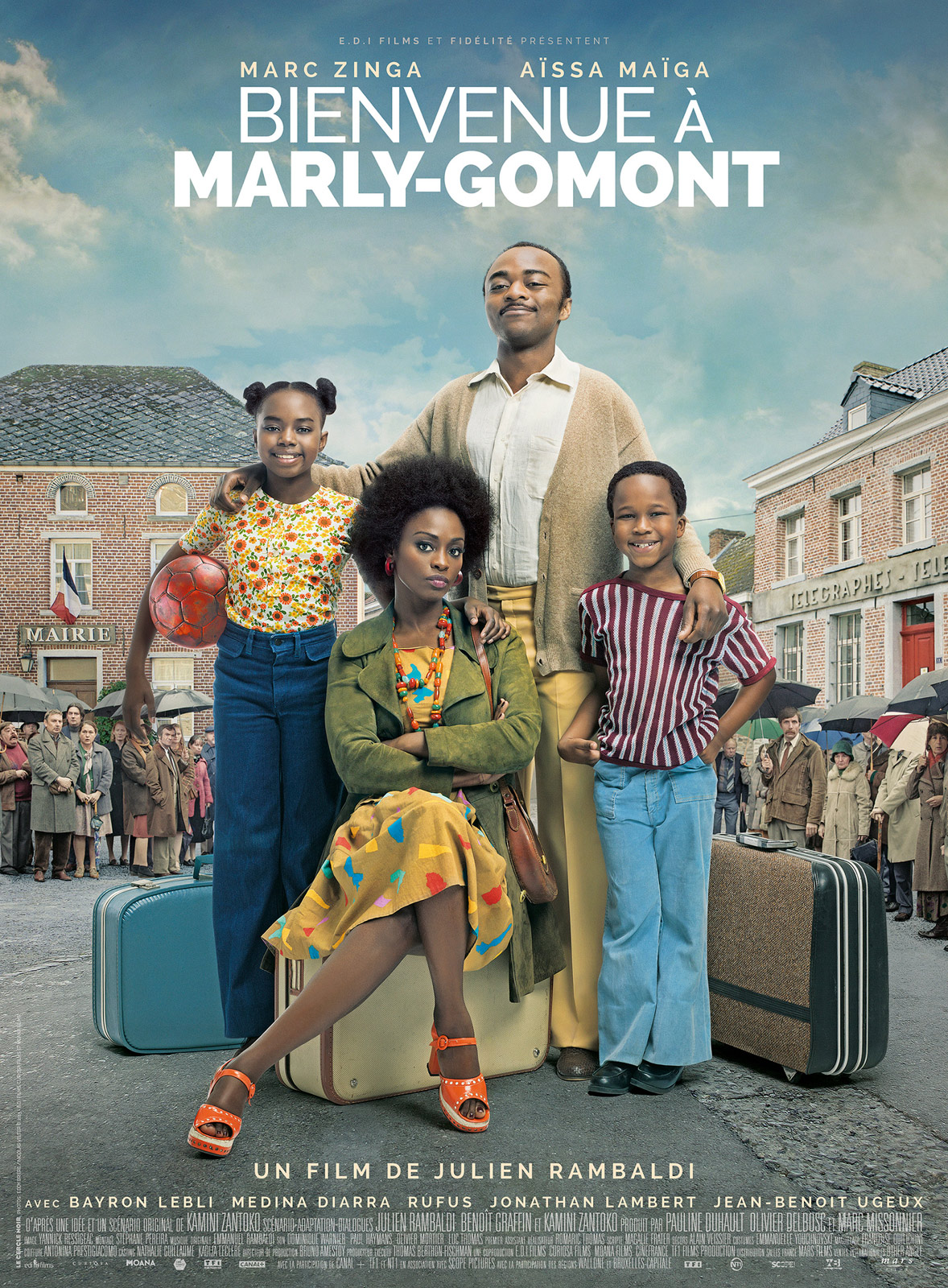 Affiche film bienvenue à Marly Gomont 2018