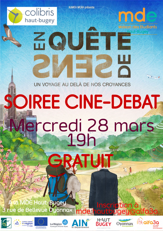 Soirée ciné-débat mercredi 28 mars 19h