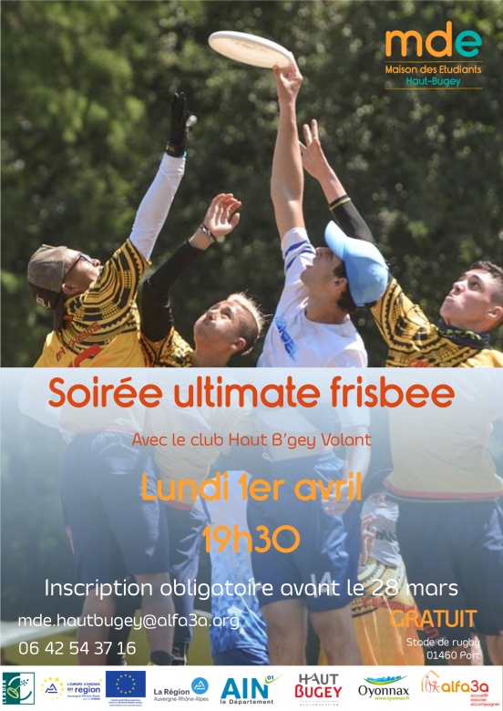 Soirée ultimate frisbee
