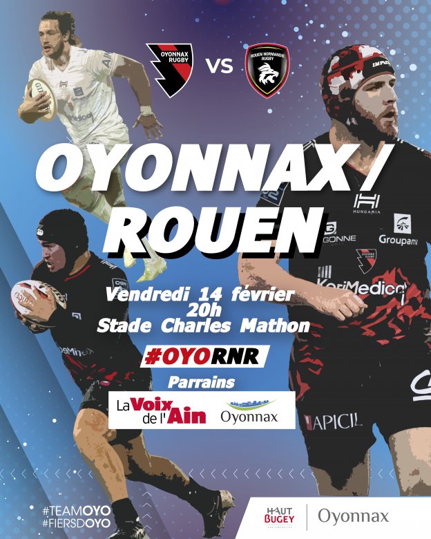 Match Oyonnax Rugby